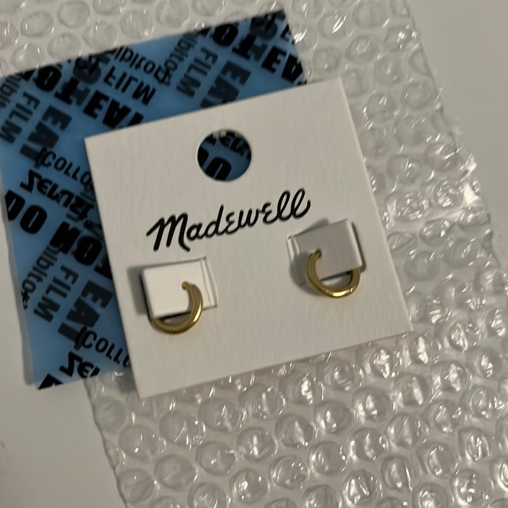 Madewell Skinny Huggies hoops